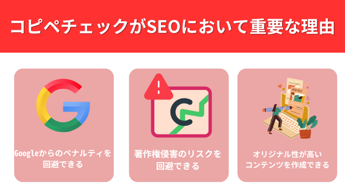 コピペチェックがSEOにおいて重要な理由