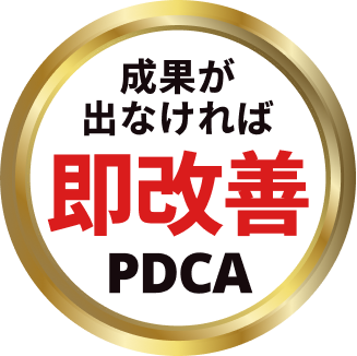 成果が出なければ 即改善 PDCA